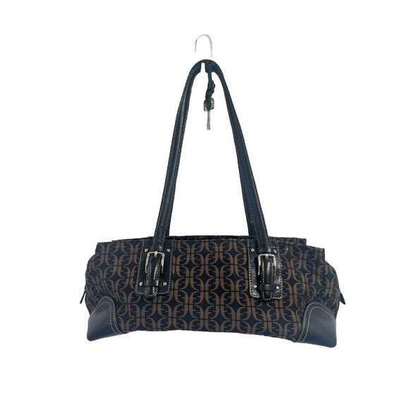 Fossil Handbags - Vintage Y2K Fossil Back Black Brown Shoulder Bag